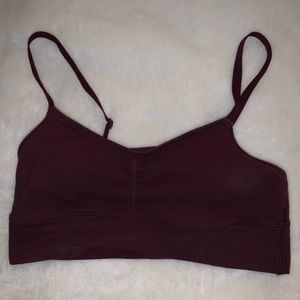 purple aerie bra